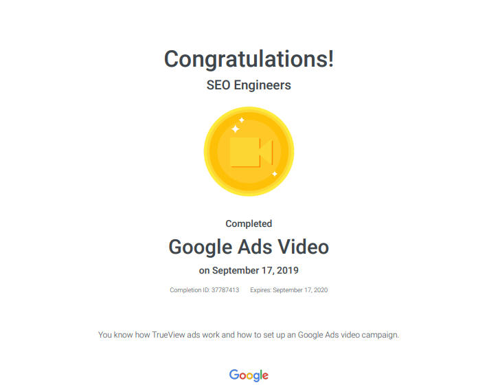 Video Ad Certification