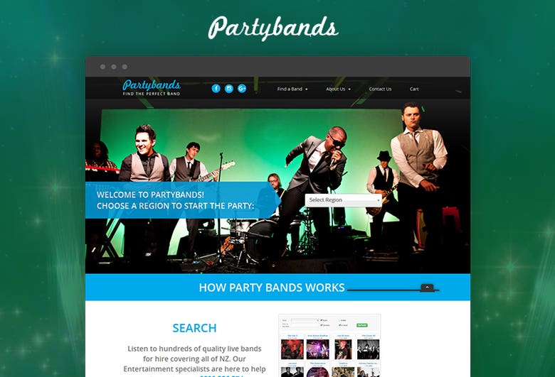 partybands.co.nz