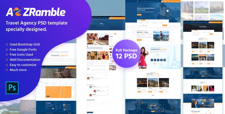 PSD and HTML Templates