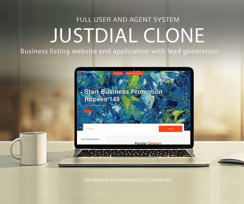 JustDial Clone Website