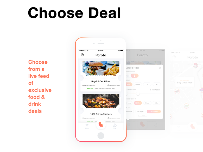 Poroto - Deals Mobile App & Brand Identity