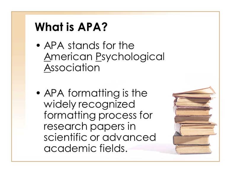 APA Format Psychology Book Chapter