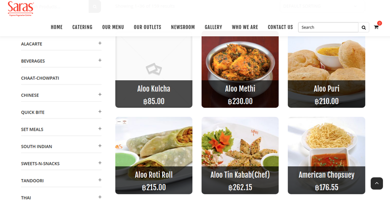 eCommerce Food Ordering Website