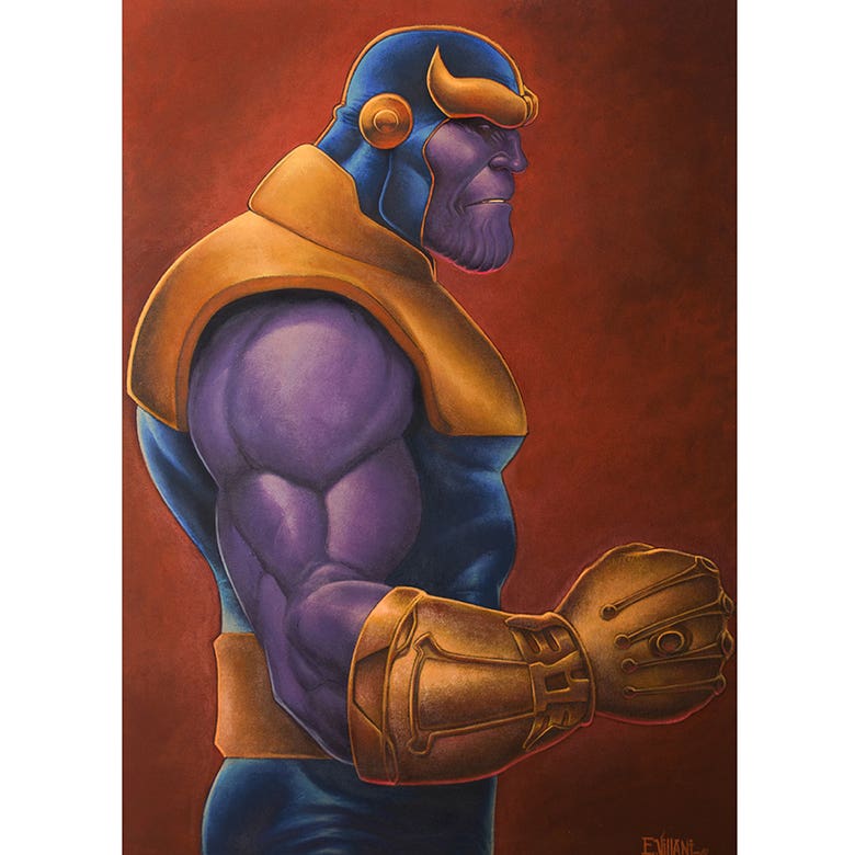 Thanos Acrylic painting