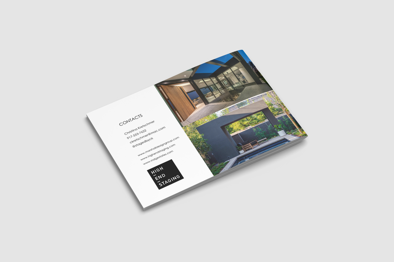 Brochure Design for High-End-Staging