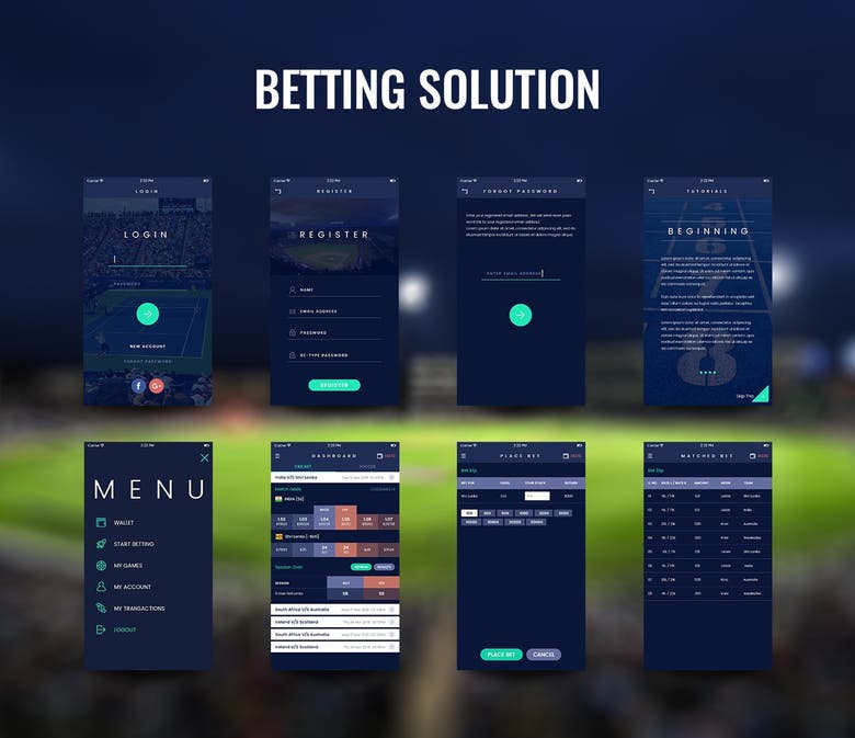 Betting Web based software