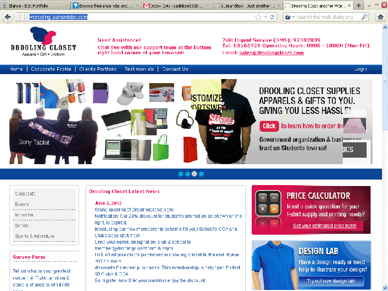 Ecommerce websites for Shop