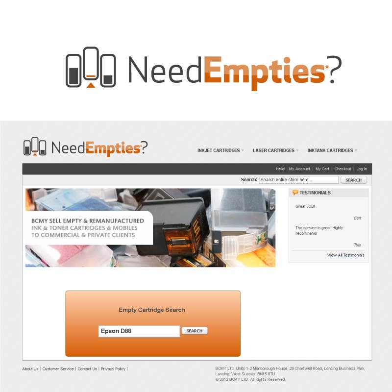 Kilpailutyö #41 kilpailussa                                                 Logo for Need Empties
                                            