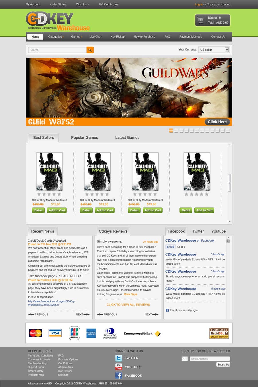 
                                                                                                                        Proposition n°                                            16
                                         du concours                                             Website Design for CDKEY Warehouse for interspire shopping cart
                                        