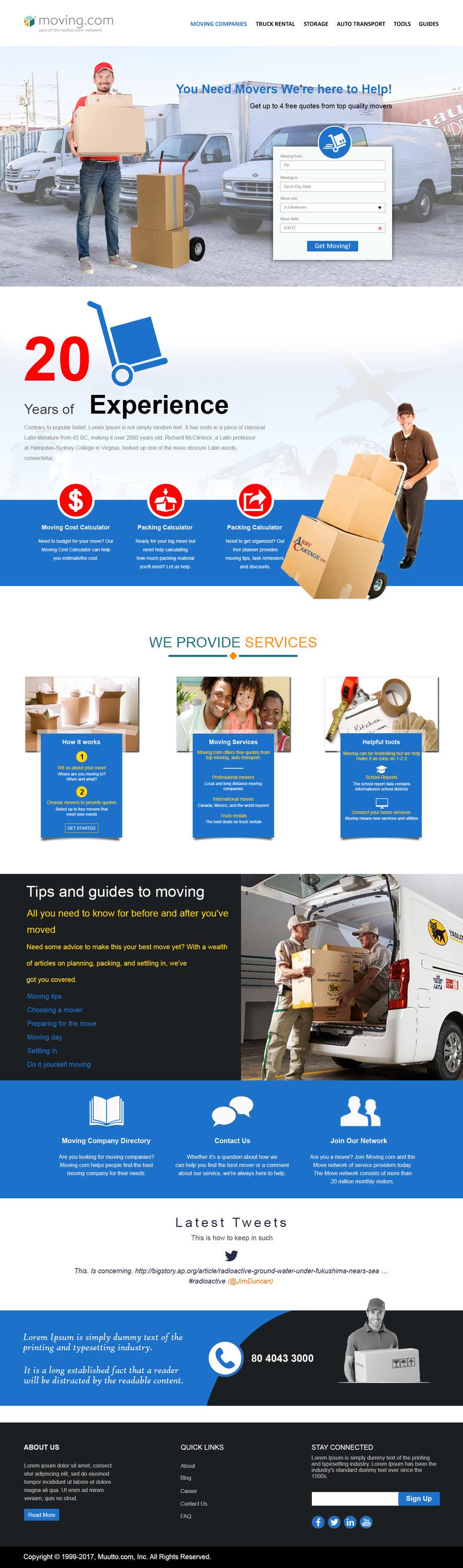 Contest Entry #18 for                                                 Build a website for moving company
                                            