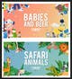 Icône de la proposition n°11 du concours                                                     Fun Baby Themed Website Background Illustrations
                                                