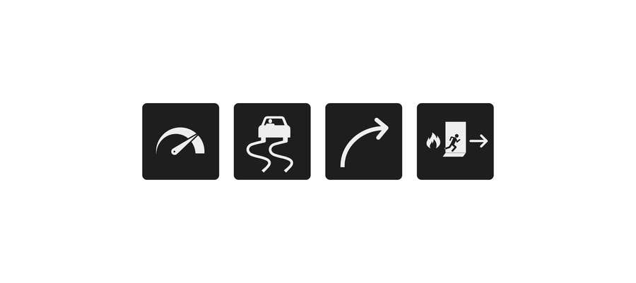 Kilpailutyö #31 kilpailussa                                                 Re-Design 4 Icons for Driving / Road Signs
                                            