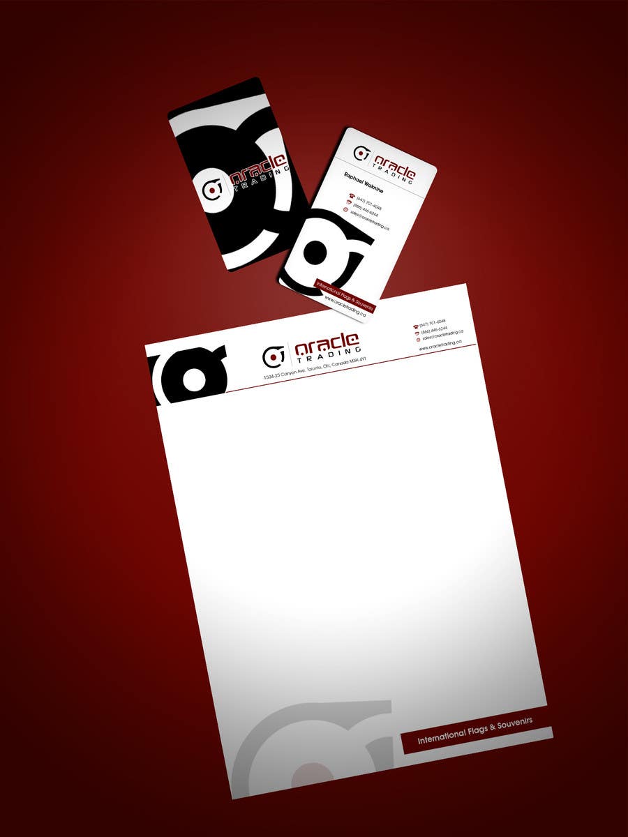 Proposition n°109 du concours                                                 Business Card + Letterhead Design for ORACLE TRADING INC.
                                            