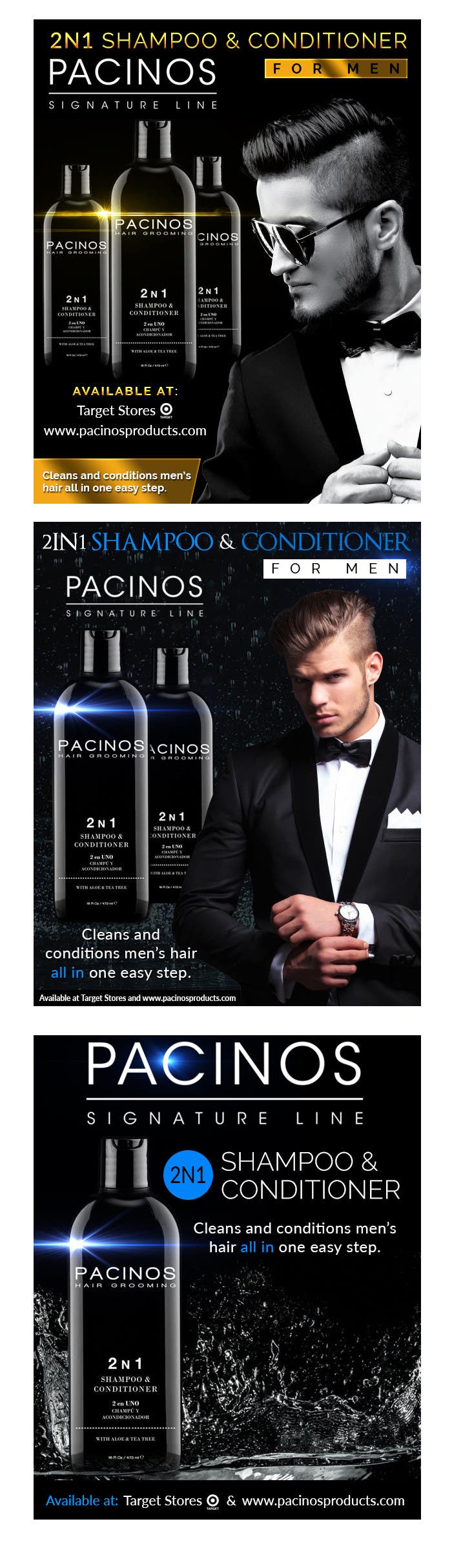 Contest Entry #11 for                                                 Banner design for a men's hair product
                                            