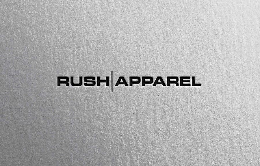 Proposition n°64 du concours                                                 Brand Logo for Rush Apparel
                                            