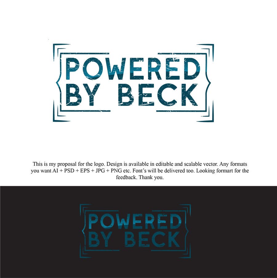 Contest Entry #285 for                                                 Powered By Beck Logo
                                            