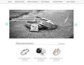 #16 para Need Simple Minimalist Website and Blog Design Mockup: PSD Only for Jewelry Site por mohammedomarasy
