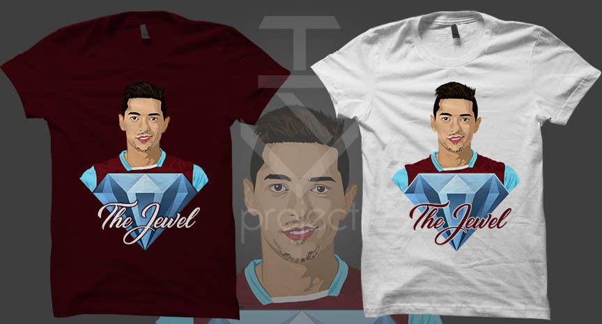 Kilpailutyö #17 kilpailussa                                                 West Ham T-shirt design!
                                            