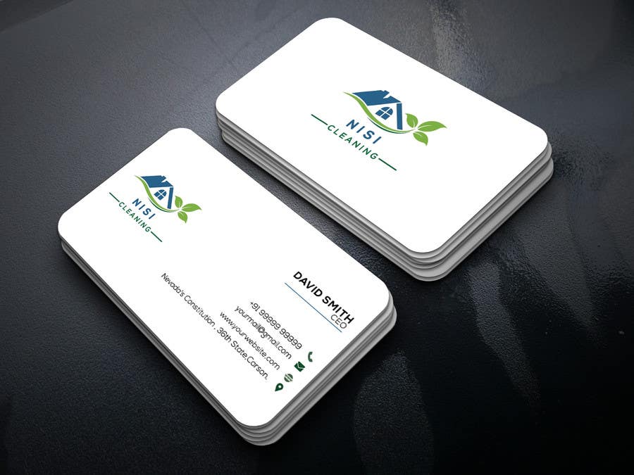 Proposition n°63 du concours                                                 Design some Business Cards for a cleaning company
                                            