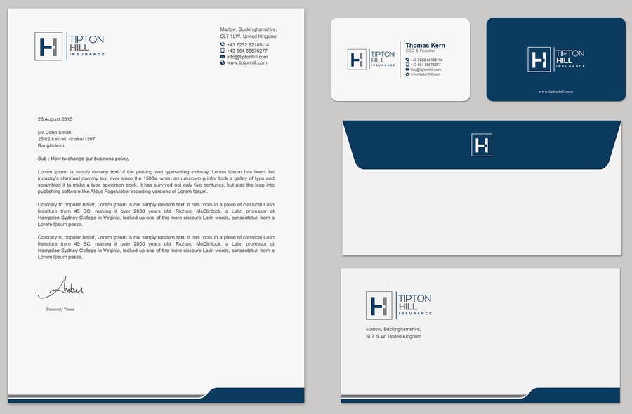 Proposition n°220 du concours                                                 Design a Business Card and other stationary items.
                                            