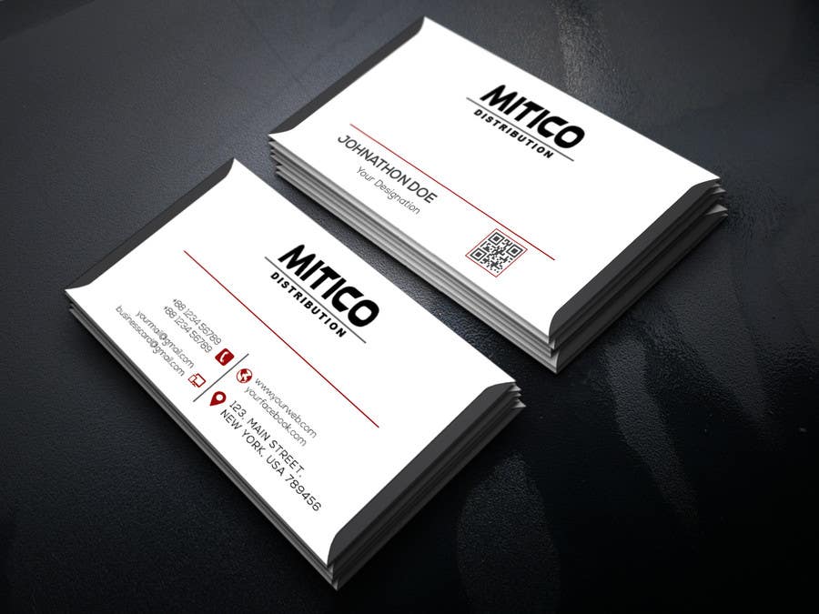 Proposition n°3 du concours                                                 Design some Business Cards for Mitico
                                            