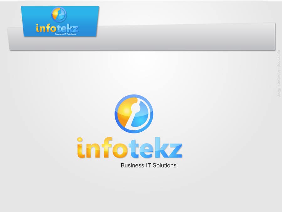 Contest Entry #58 for                                                 Logo Design for INFOTEKZ  (Please Try 3D Logo/Font) : Please see attached vector image
                                            