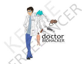 keffie tarafından Design/Draw an Avatar Picture for &quot;Dr.Biohacker&quot; (as described) için no 4