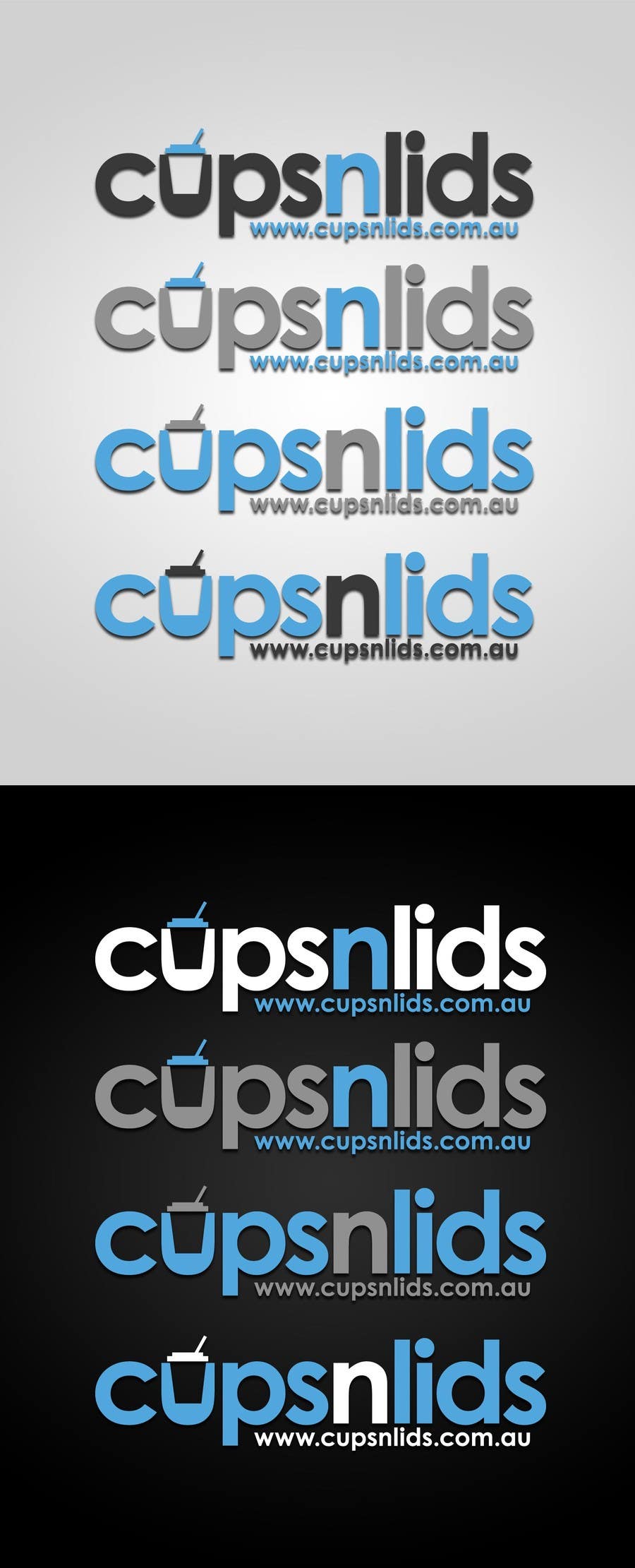 Penyertaan Peraduan #170 untuk                                                 Design a Logo for Cups n Lids
                                            