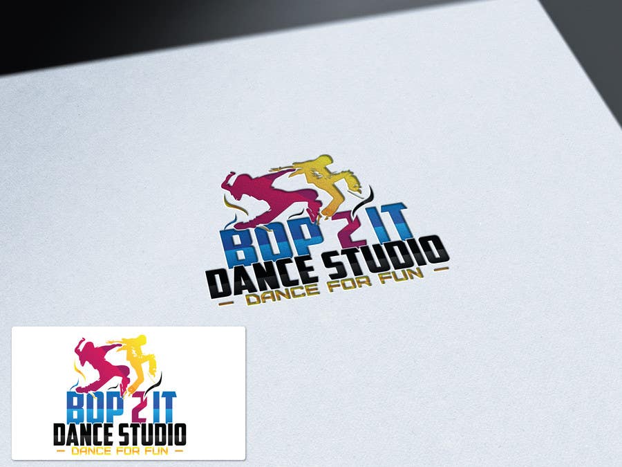 Proposition n°54 du concours                                                 Logo:- Bop 2 It Dance Studio
                                            