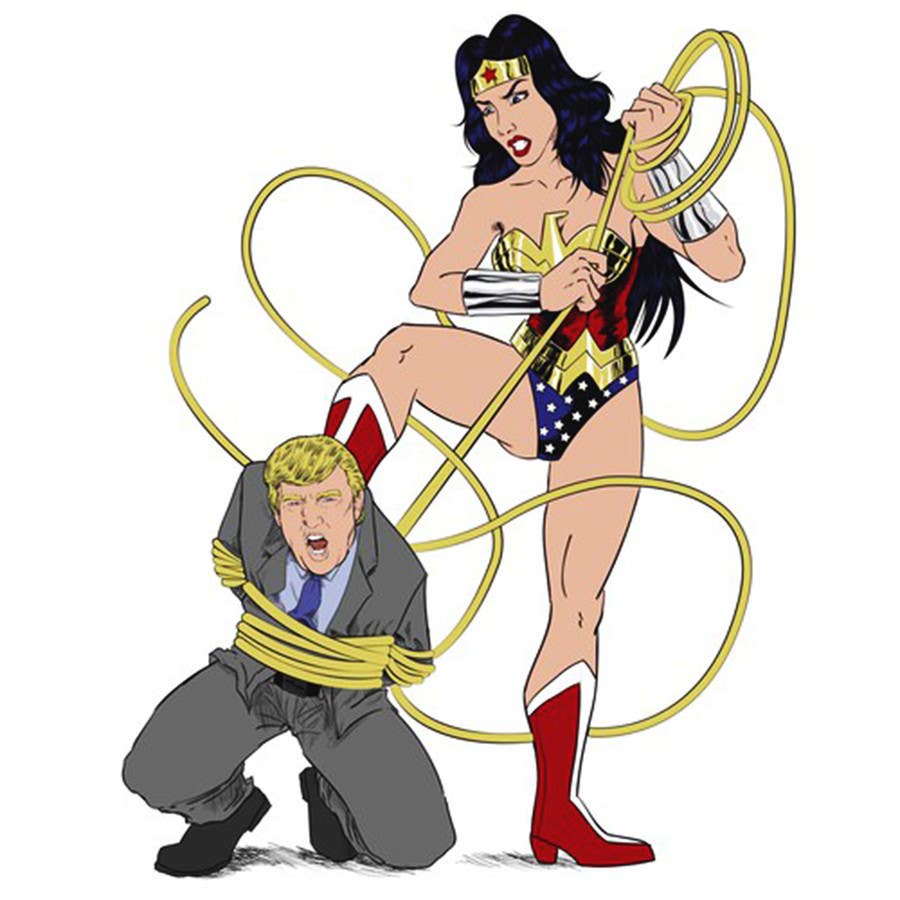 Entri Kontes #3 untuk                                                Wonder Woman trump
                                            