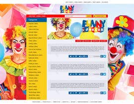 #49 untuk Design a Website Mockup for FunnyJokerr.com oleh logowizards