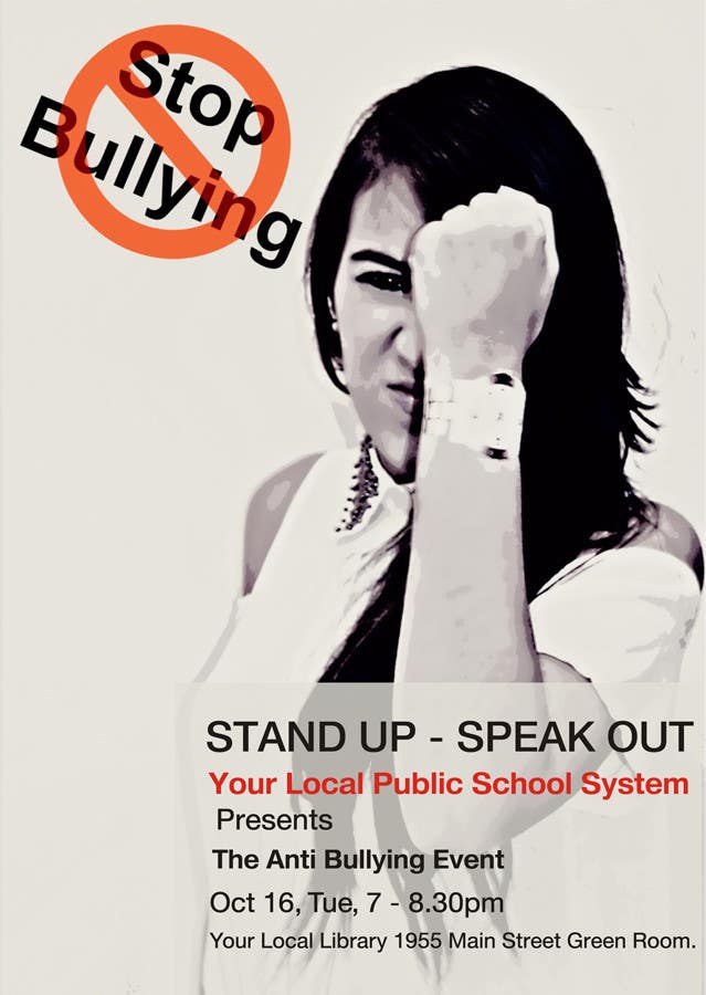 
                                                                                                            Contest Entry #                                        3
                                     for                                         Graphic Design for TicketPrinting.com ANTI-BULLYING POSTER & EVENT TICKET
                                    
