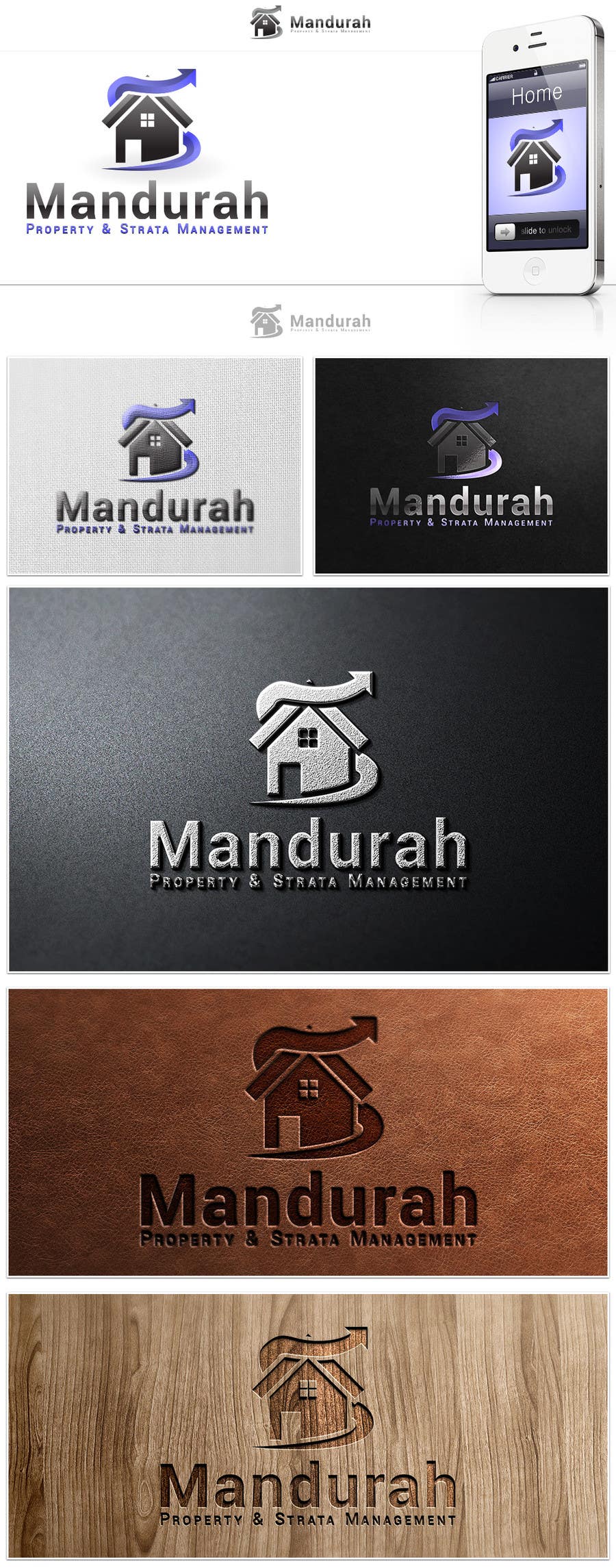 Participación en el concurso Nro.157 para                                                 Logo Design for Mandurah Property & Strata Management
                                            