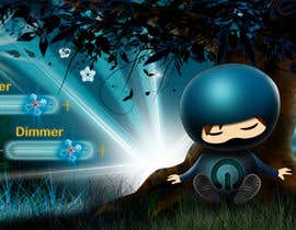 Nro 67 kilpailuun Kids Night Light Graphic Design for App käyttäjältä AnaCZ