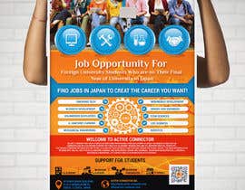 #21 for We need a poster design for a recruitment firm for foreign students in Universities in Japan (English) by expertsolutionzz