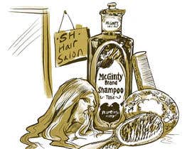 #15 untuk Shrunken Head with Shampoo. Illustration / Drawing oleh labtop08