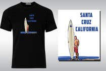 nº 19 pour Edit an existing T-Shirt Design: Santa Cruz, California par mustaksany 