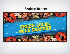 Nro 17 kilpailuun Design Local Seafood Banner käyttäjältä akaashthankachan