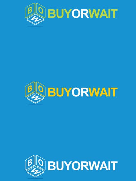 Kilpailutyö #1474 kilpailussa                                                 Logo Design for BuyOrWait
                                            