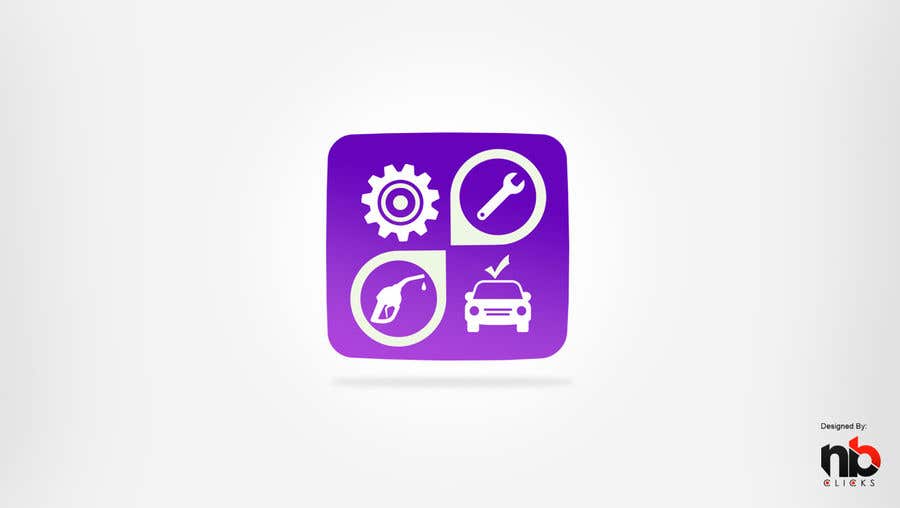 Bài tham dự cuộc thi #13 cho                                                 Design an app icon for a an app that does auto expense & fuel tracking
                                            