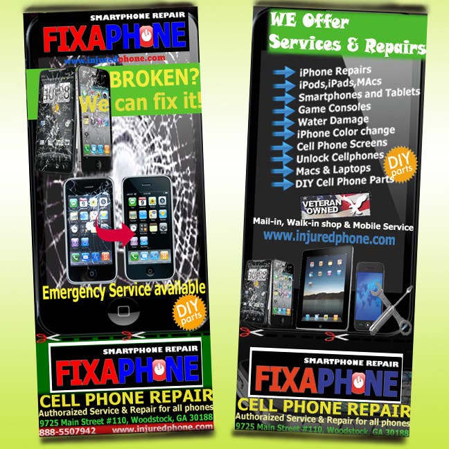 Contest Entry #21 for                                                 Graphic Design Flyer for Fix A Phone
                                            