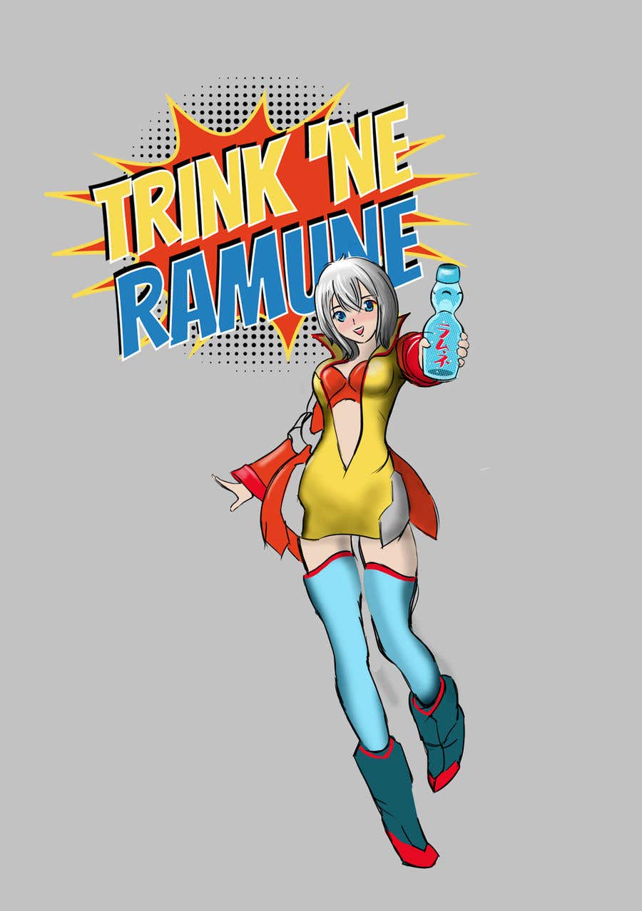 Contest Entry #27 for                                                 Design a cartoon character for RAMUNE LEMONADE
                                            