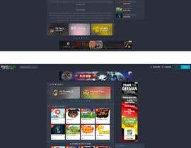 #1 dla Design a 2 Page Website Mockup:  Main Page, Game Page and logo przez sascristian