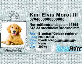 peraflorence tarafından Design a Pet ID-Card (for cats and dogs) theme Bling Bling için no 84