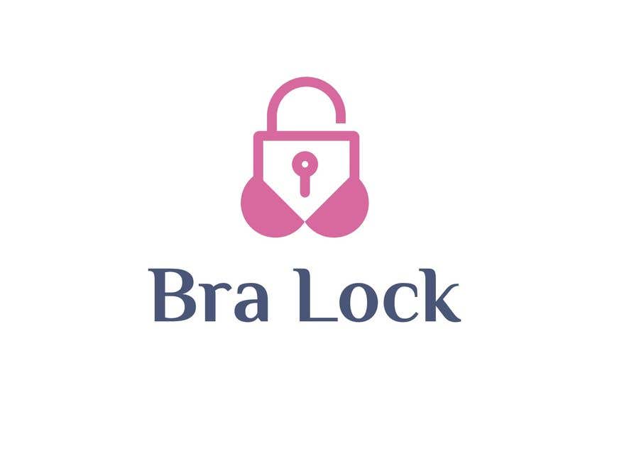 This is entry #166 by betobranding in a crowdsourcing contest Bra Lock Logo...