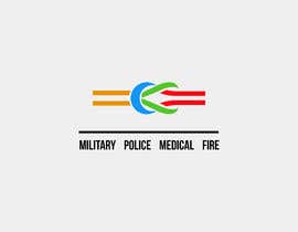 #82 for The concept i am looking for is four separate strands of a rope or ribbon or similar coming together as one. Each strand represents a different service (Military, Police, Fire Fighting and medical). by ArbazAnsari