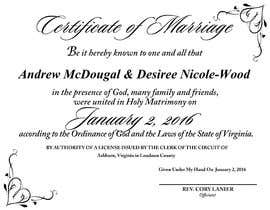 #11 for Wedding Certificate Enhancement II by Attaturk