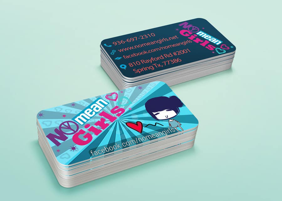 
                                                                                                                        Penyertaan Peraduan #                                            5
                                         untuk                                             Design some Business Cards for No Mean Girls
                                        