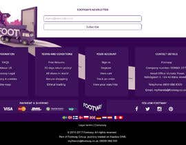 #39 för High-end graphic design to modify footer of ecommerce website av MGEID