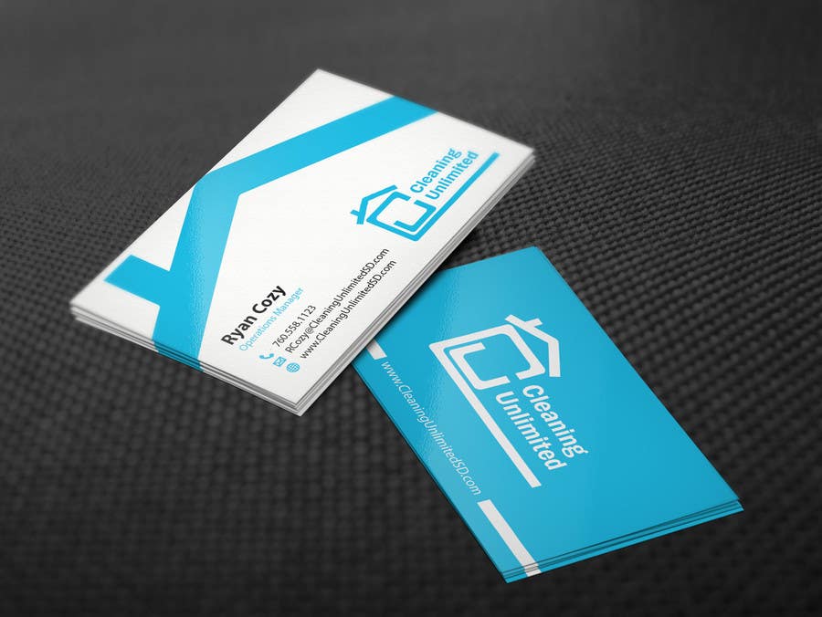 
                                                                                                                        Konkurrenceindlæg #                                            107
                                         for                                             Professional Business Cards for Janitorial Company
                                        